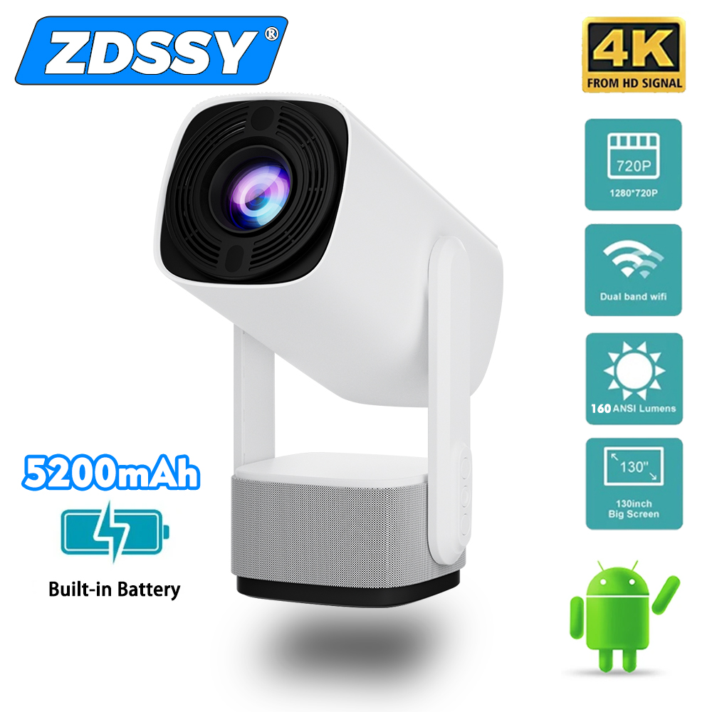 Auto Focus Keystone Correction Projector - ZDSSY 4K プロジェクター K2 スマート Android11