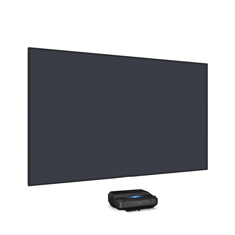 Alr Ambient Light Rejecting Projector Screen - Mivision-アンビエントライト拒否プロジェクションスクリーン、Tプリズム、固定フレーム、ust alr、clr、4kレーザープロジェクター、150インチ