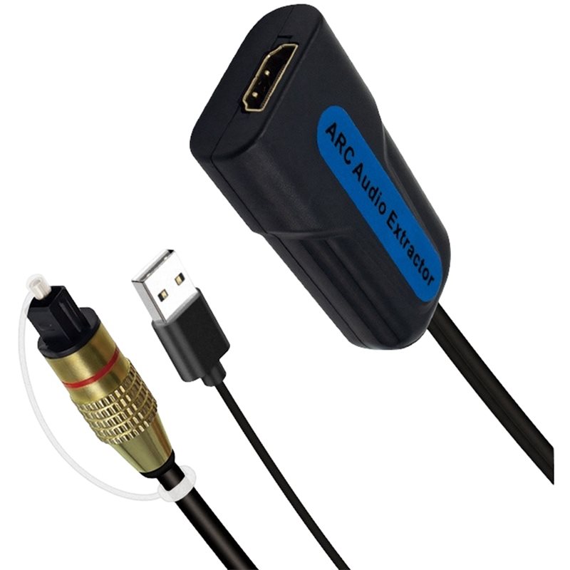 Optical Audio Hdmi Earc Extractor - FEDI--互換性のあるARC EARCオーディオエクストラクター - SPDIF光TOSLINKステレオ出力スプリッターオーディオコンバーターと互換性があります