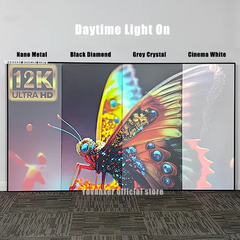 Alr Ambient Light Rejecting Projector Screen - 人気サイズ アンビエントライトリジェクティング ブラックダイヤモンド ALR プロジェクタースクリーン 固定フレーム