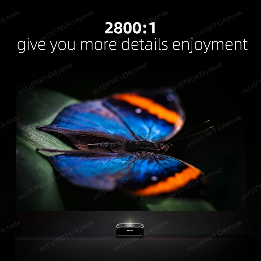 Ultra Short Throw Laser Projector 4K - O2Ultra 4Kスマートレーザープロジェクター、超短焦点0.18:1比率、4GB 64GBメモリ WiFi6 EARC搭載、ホームシアタービデオ再生用