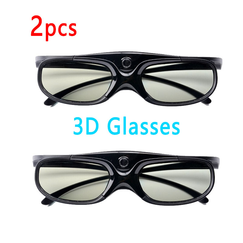 Active 3D Glasses Dlp Link Projector - 2 ピース/1 PC 3D ユニバーサルメガネ Xgimi