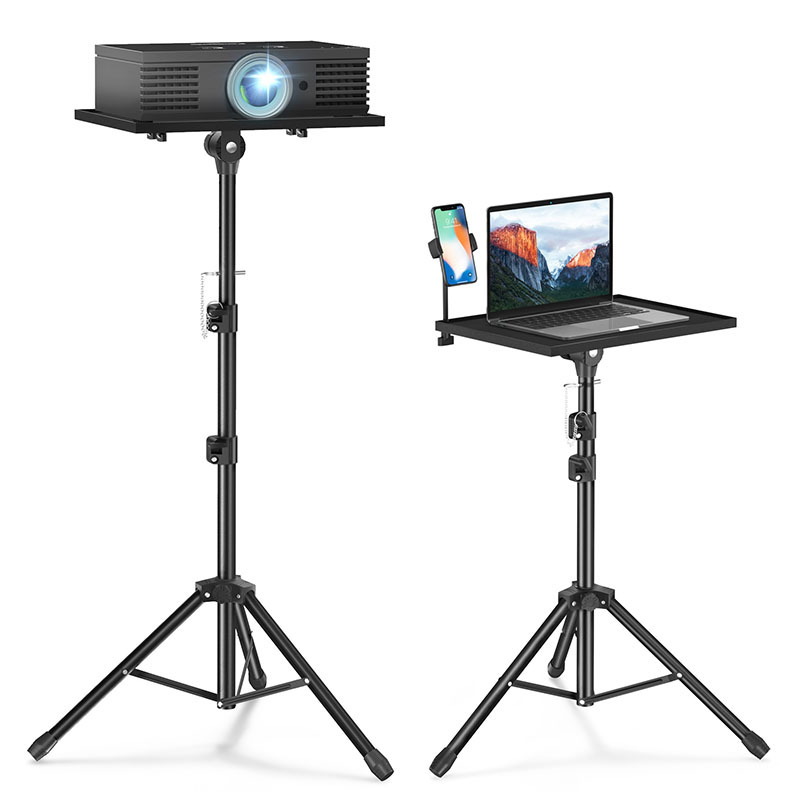 Projector Floor Stand Tripod Adjustable - プロジェクタースタンド,プレゼンテーション,ホーム,シネマ,アウトドア,ラップトップ用の三脚付き,高さ調節可能なラップトップスタンド,22〜45インチ