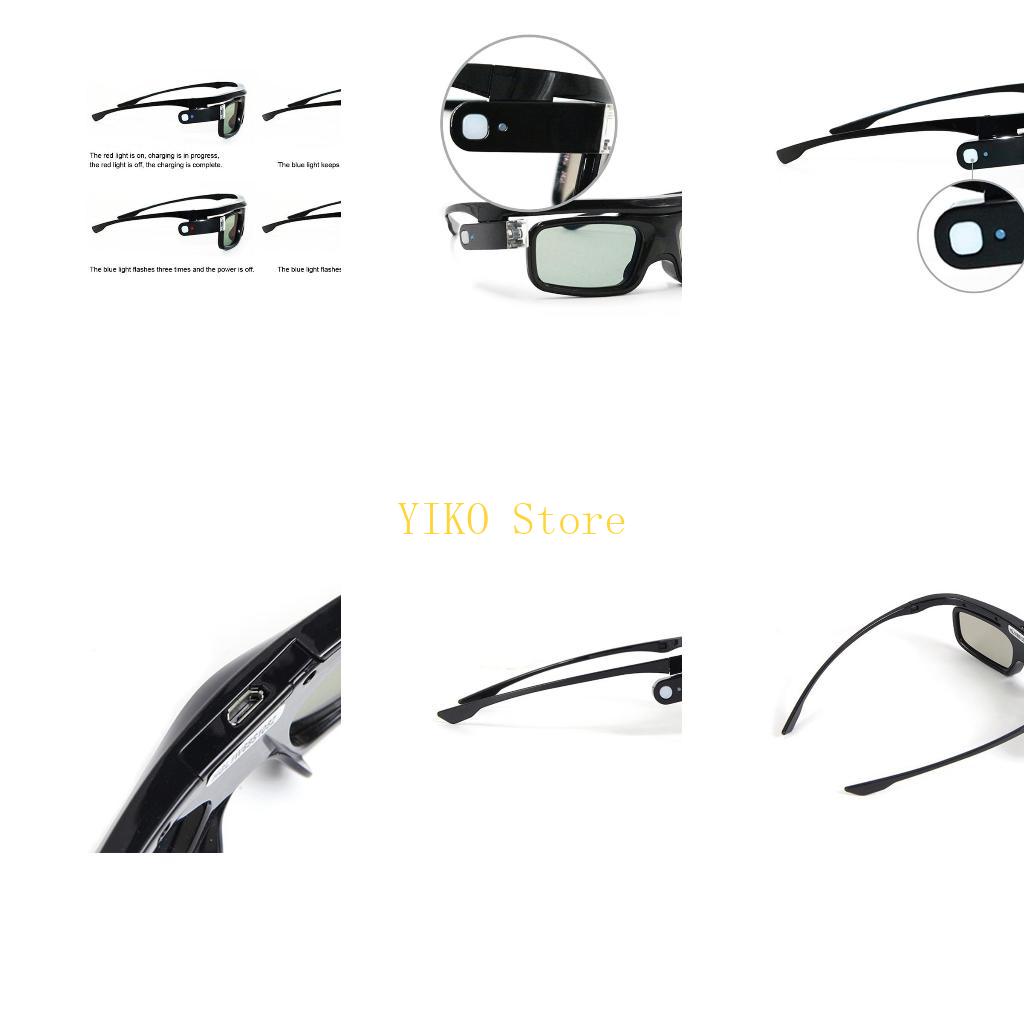 Active 3D Glasses Dlp Link Projector - K32C 3D メガネアクティブシャッター充電式眼鏡 DLP-Link Optama 用