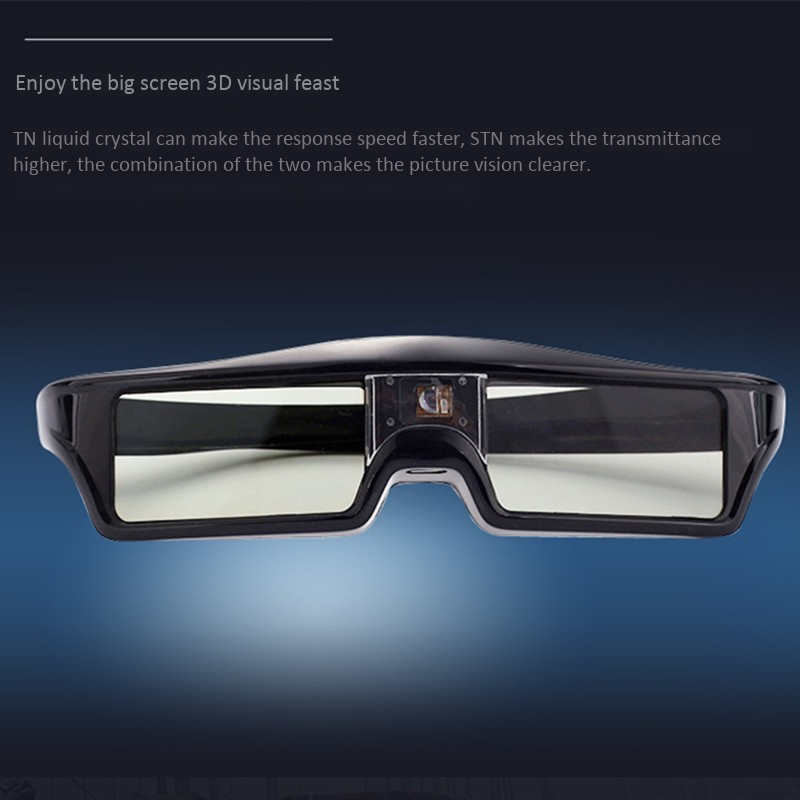 Active 3D Glasses Dlp Link Projector - レーザーTVおよびdlp用3Dメガネ,アクティブシャッター付きサウンドプロジェクター,ホームシアターステレオHD映画,USB充電,マウントゲーム,音楽