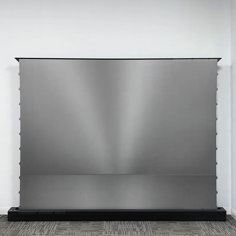 Projector Screen 120 Inch Motorized Ambient - 72～120インチ電動フレネルALRフロア昇降型プロジェクタースクリーン、通常投射プロジェクター用、周囲光反射防止、3D 8K画像対応