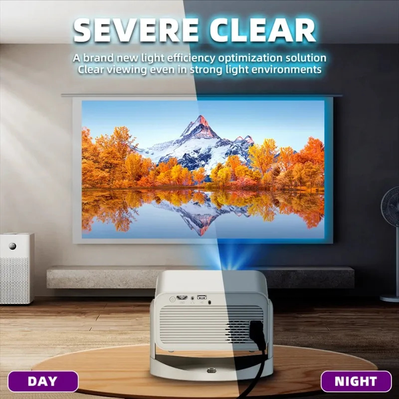 【ベストセラー】 KaiAqua 4K 650ANSI HT - Auto Focus Keystone Correction Projector のレビューと価格