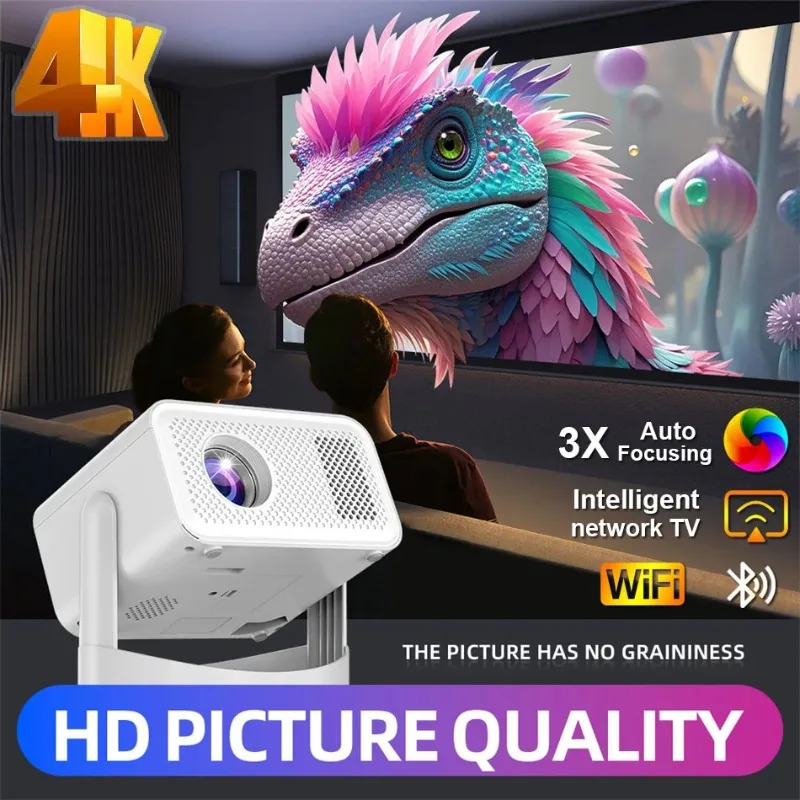 【ベストセラー】 KaiAqua 4K 650ANSI HT - Auto Focus Keystone Correction Projector のレビューと価格