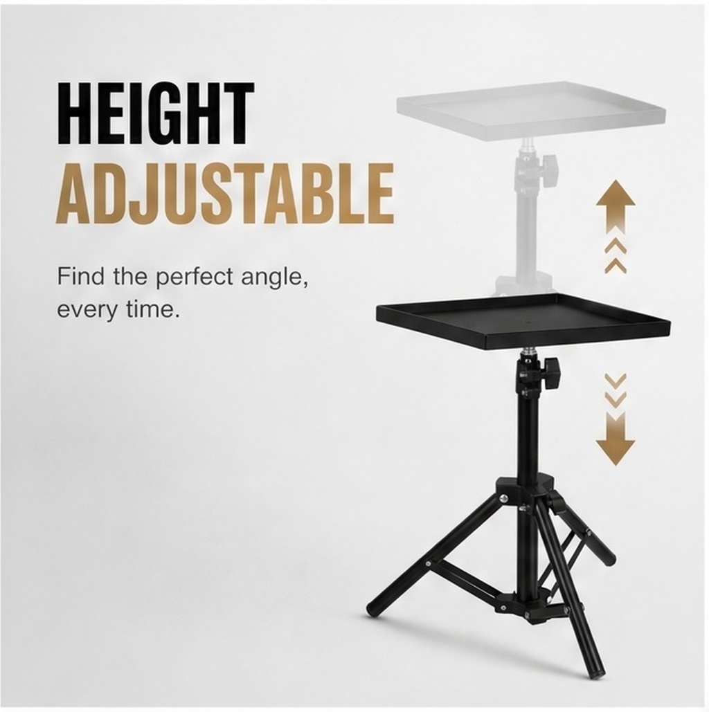 ビジネスや家庭での使用に最適な、高さ調節可能なポータブルプロ - Projector Floor Stand Tripod Adjustable のレビューと価格