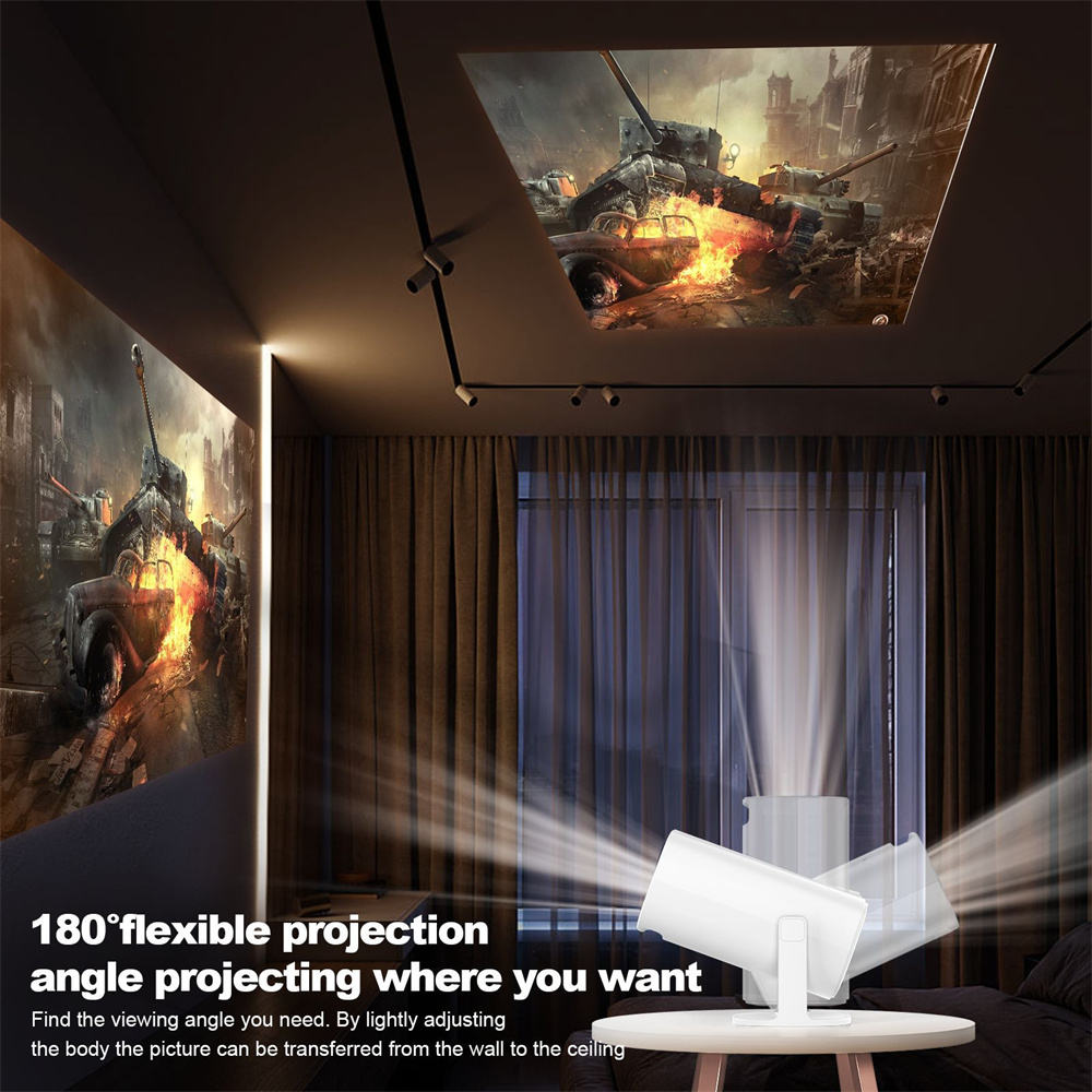 P30ミニAndroid 11スマートプロジェクター、Wi- - 4K Smart Projector Android 11 Wifi 6 のレビューと価格