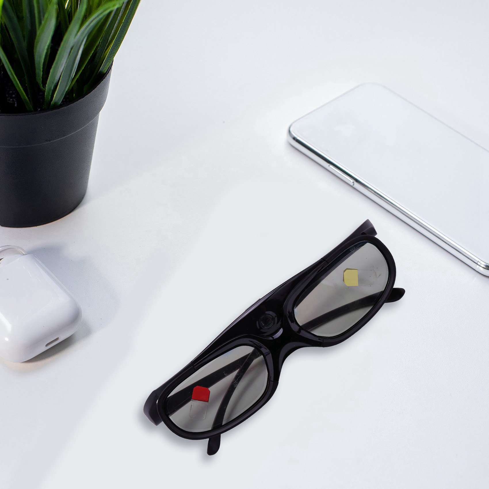 ROO 4 個アクティブ シャッター 3D メガネ DLP  - Active 3D Glasses Dlp Link Projector のレビューと価格