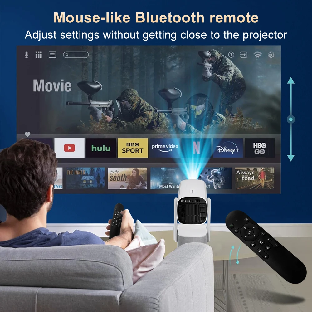ZDSSY 4K プロジェクター K2 スマート Andro - Auto Focus Keystone Correction Projector のレビューと価格