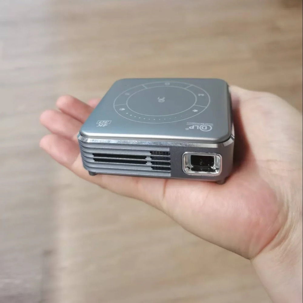 ミニ 3D ポータブルプロジェクター 4K DLP Andr - Mini Portable Projector Rechargeable Battery のレビューと価格