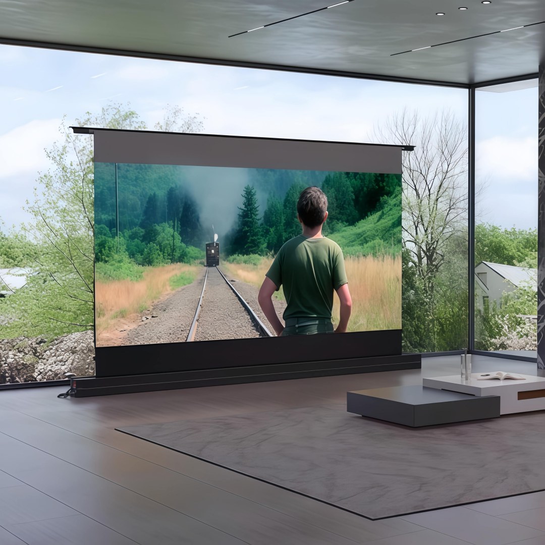 MIVISION 最新フレネル ALR 周囲光拒否電動フロア - Alr Ambient Light Rejecting Projector Screen のレビューと価格