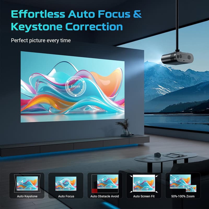 2025年Huawei L007 4K 1000ANSI ネ - Auto Focus Keystone Correction Projector のレビューと価格