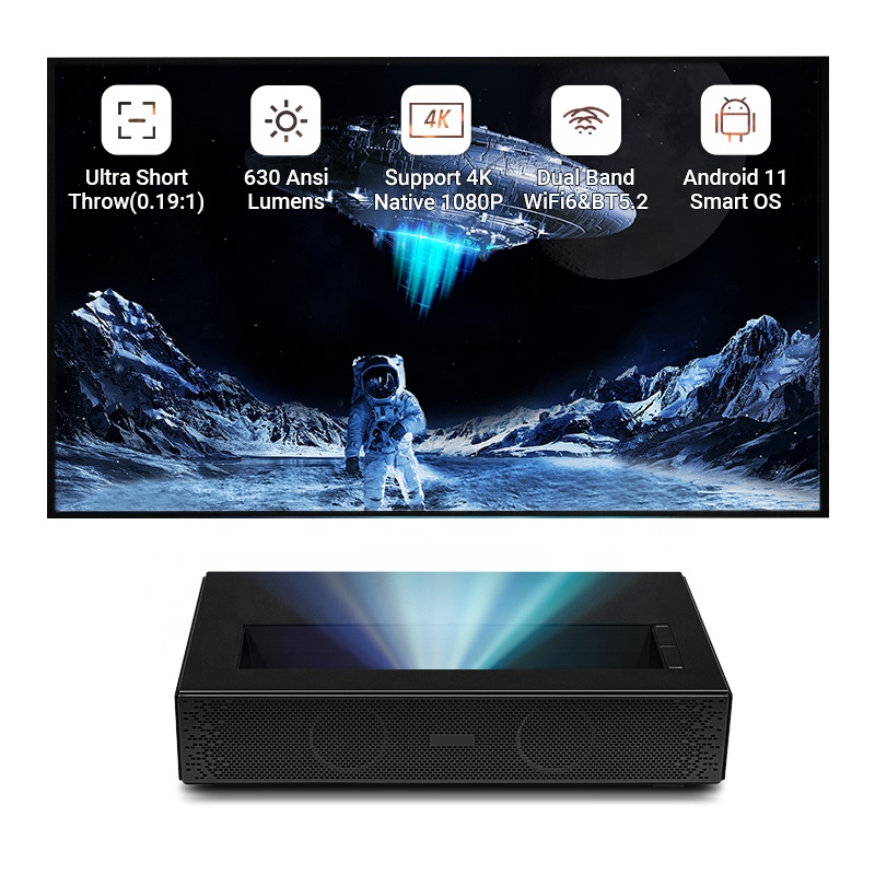ホタック ホットセール D068 6500ルーメン スマート - Ultra Short Throw Laser Projector 4K のレビューと価格