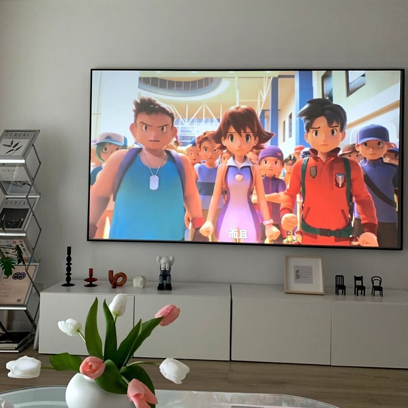 ALRプロジェクションスクリーン 3Dナノメタルアンビエント - Alr Ambient Light Rejecting Projector Screen のレビューと価格