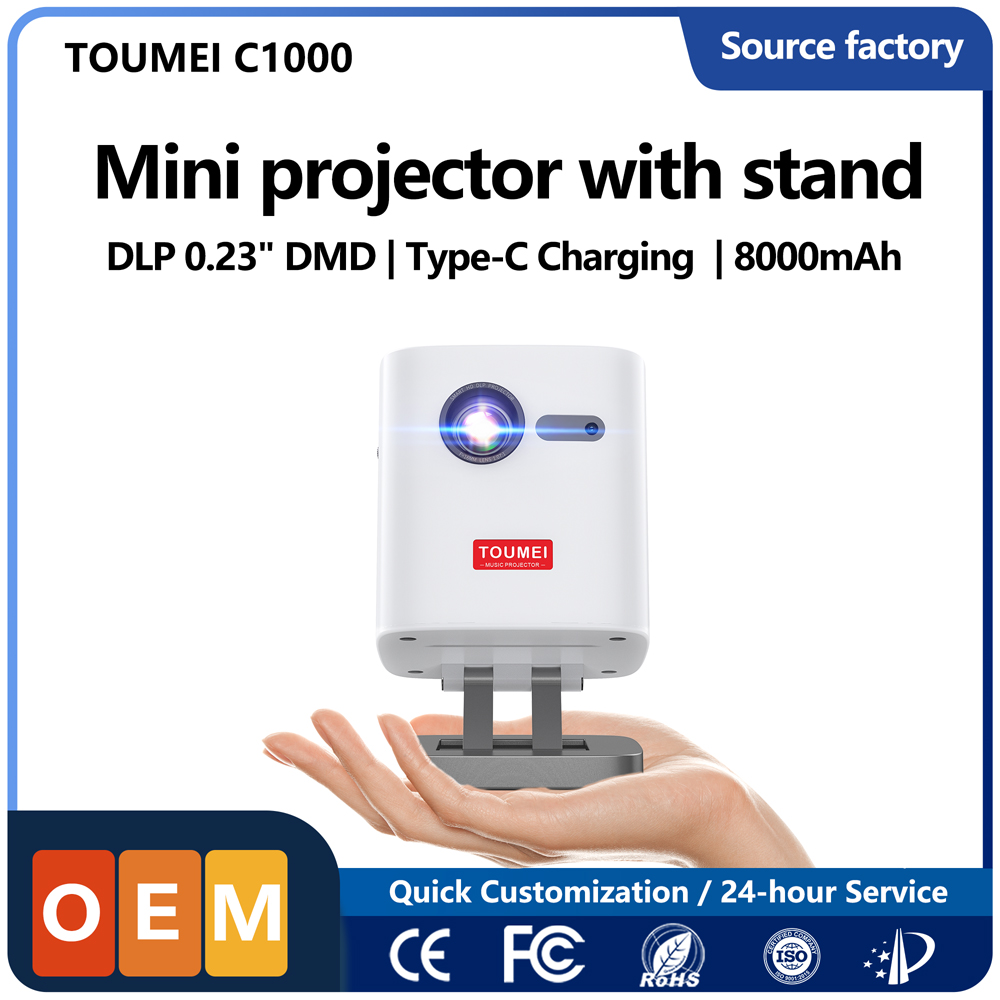 卸売プロジェクター ミニDLPプロジェクター サプライヤー  - Mini Portable Projector Rechargeable Battery のレビューと価格