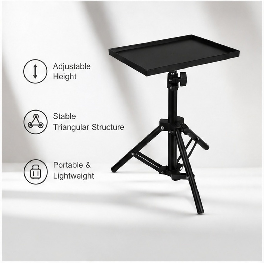 プロジェクター用スタンド。高さ調節可能な三脚式で、オフィスや - Projector Floor Stand Tripod Adjustable のレビューと価格