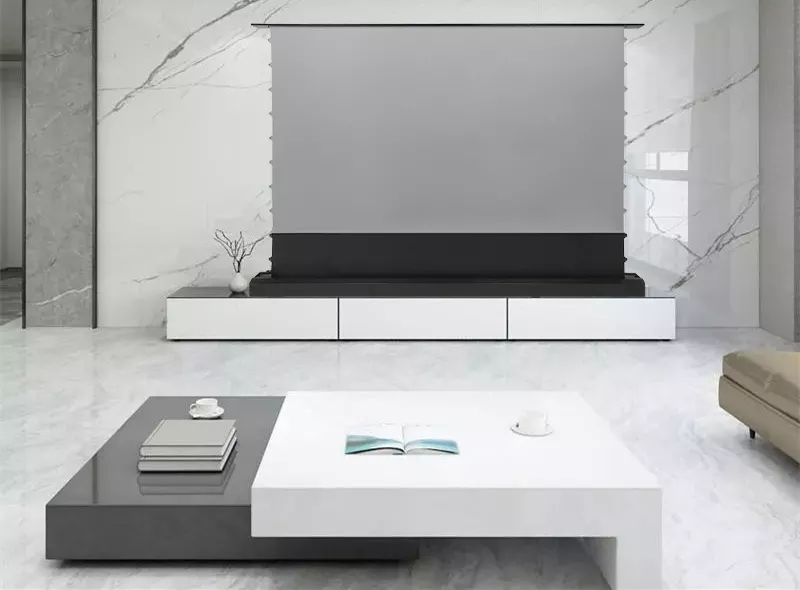 XJK卸売電動フロア昇降式ALRプロジェクションスクリーン1 - Ultra Short Throw Laser Projector 4K のレビューと価格