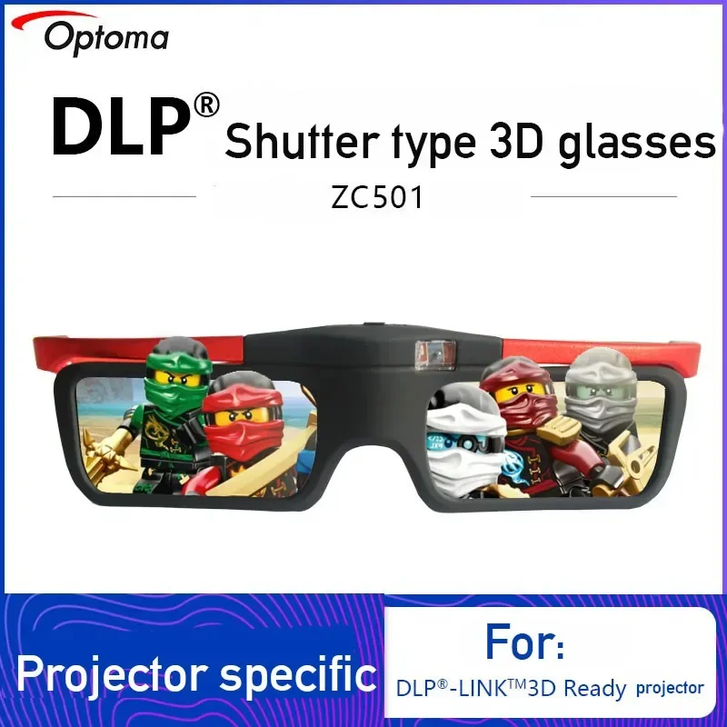 カスタム Optoma ZC501 アクティブ 3D メガネ - Active 3D Glasses Dlp Link Projector のレビューと価格