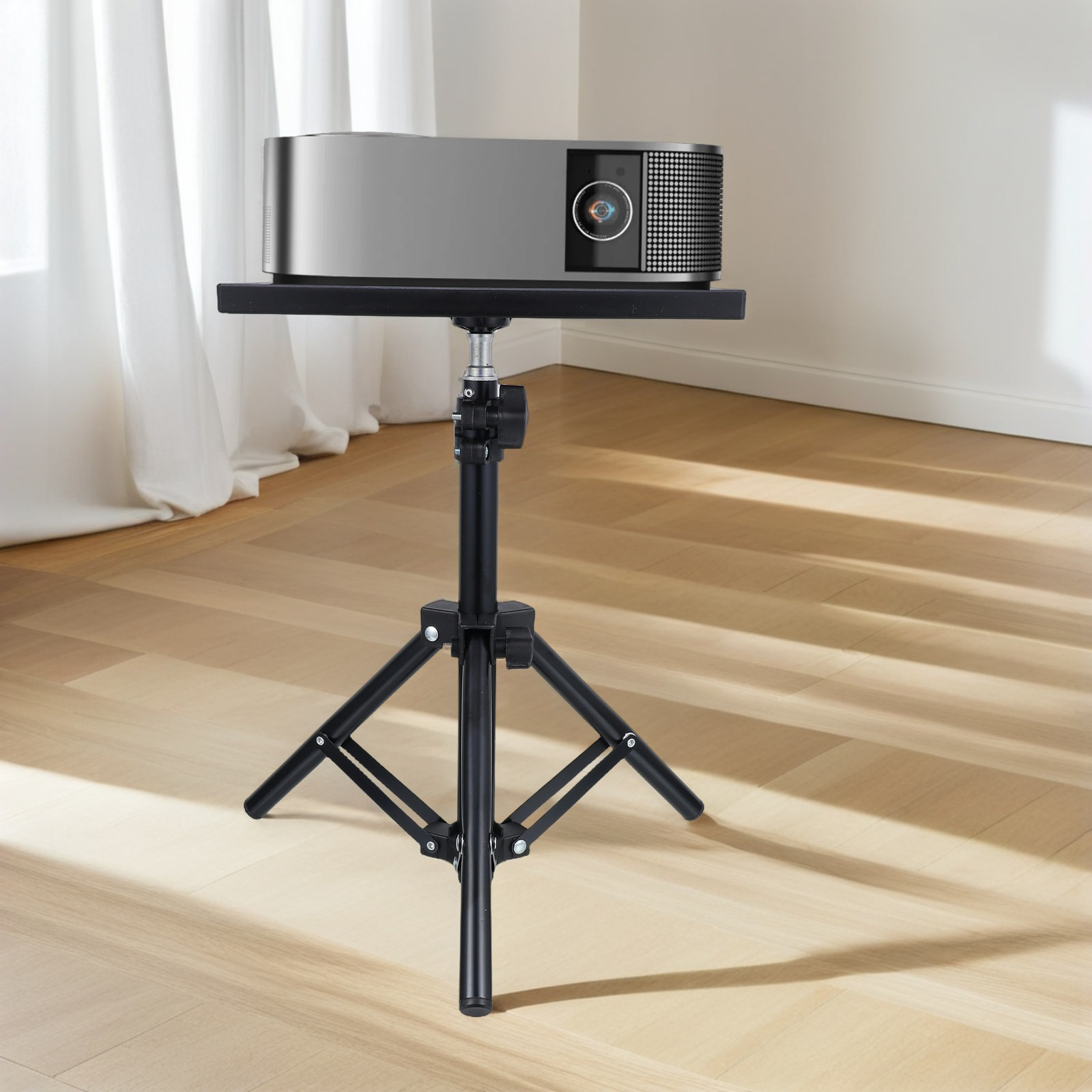 プロジェクター用スタンド、ノートパソコン用三脚、高さ調整可能 - Projector Floor Stand Tripod Adjustable のレビューと価格