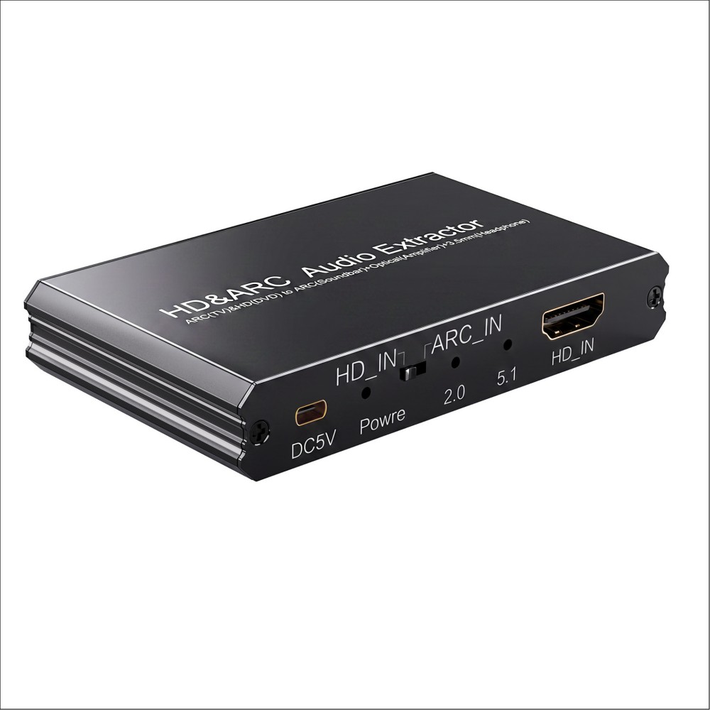 ARCオーディオ抽出デコーダー 4K 60HZ HDMIサウ - Optical Audio Hdmi Earc Extractor のレビューと価格