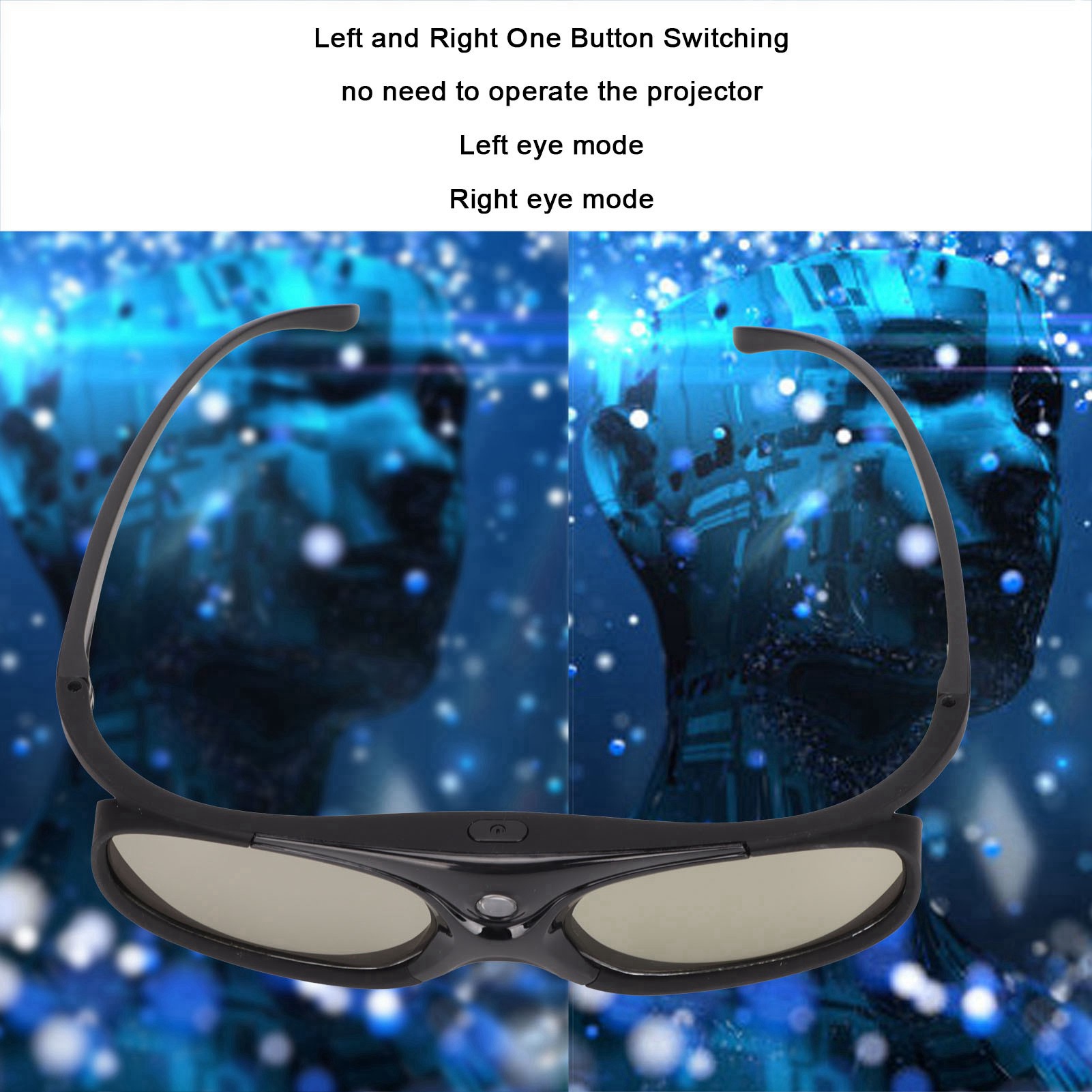144Hz 3Dアクティブシャッターメガネ DLP Link - Active 3D Glasses Dlp Link Projector のレビューと価格