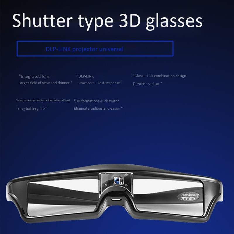 レーザーTVおよびdlp用3Dメガネ,アクティブシャッター付 - Active 3D Glasses Dlp Link Projector のレビューと価格