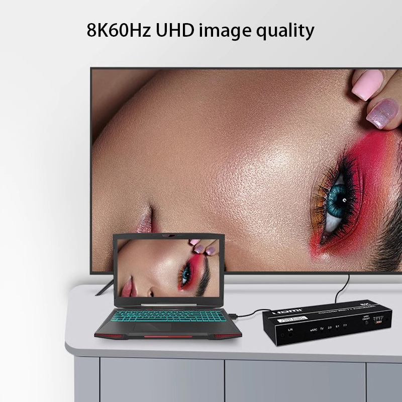 8K HDMI EARC リターンオーディオエクストラクター - Optical Audio Hdmi Earc Extractor のレビューと価格