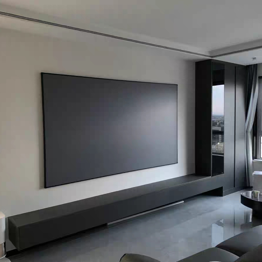 ALRフレネルプロジェクタースクリーン、9mm固定フレーム、 - Alr Ambient Light Rejecting Projector Screen のレビューと価格
