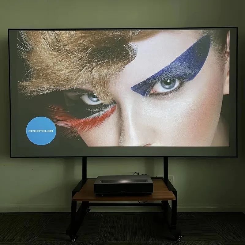 手頃な価格の150インチMaxグレーダイヤモンドUSTフレー - Ultra Short Throw Laser Projector 4K のレビューと価格