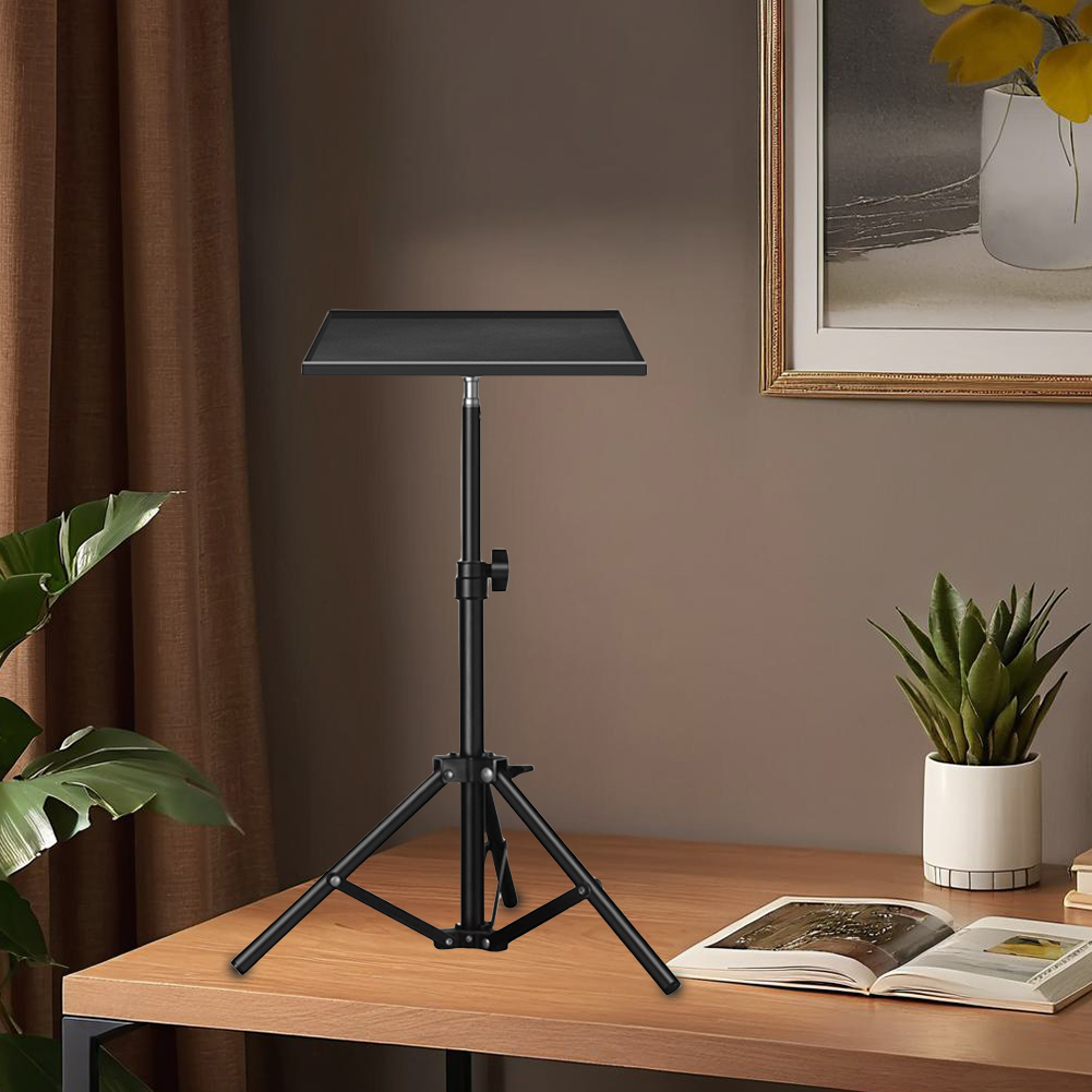 ユニバーサル対応のノートパソコン用プロジェクター三脚スタンド - Projector Floor Stand Tripod Adjustable のレビューと価格