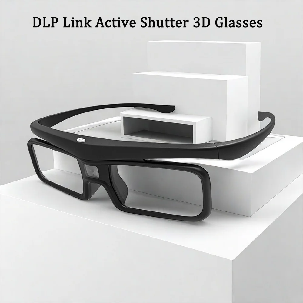 3Dメガネ DLPリンク対応、充電式アクティブシャッターメガ - Active 3D Glasses Dlp Link Projector のレビューと価格