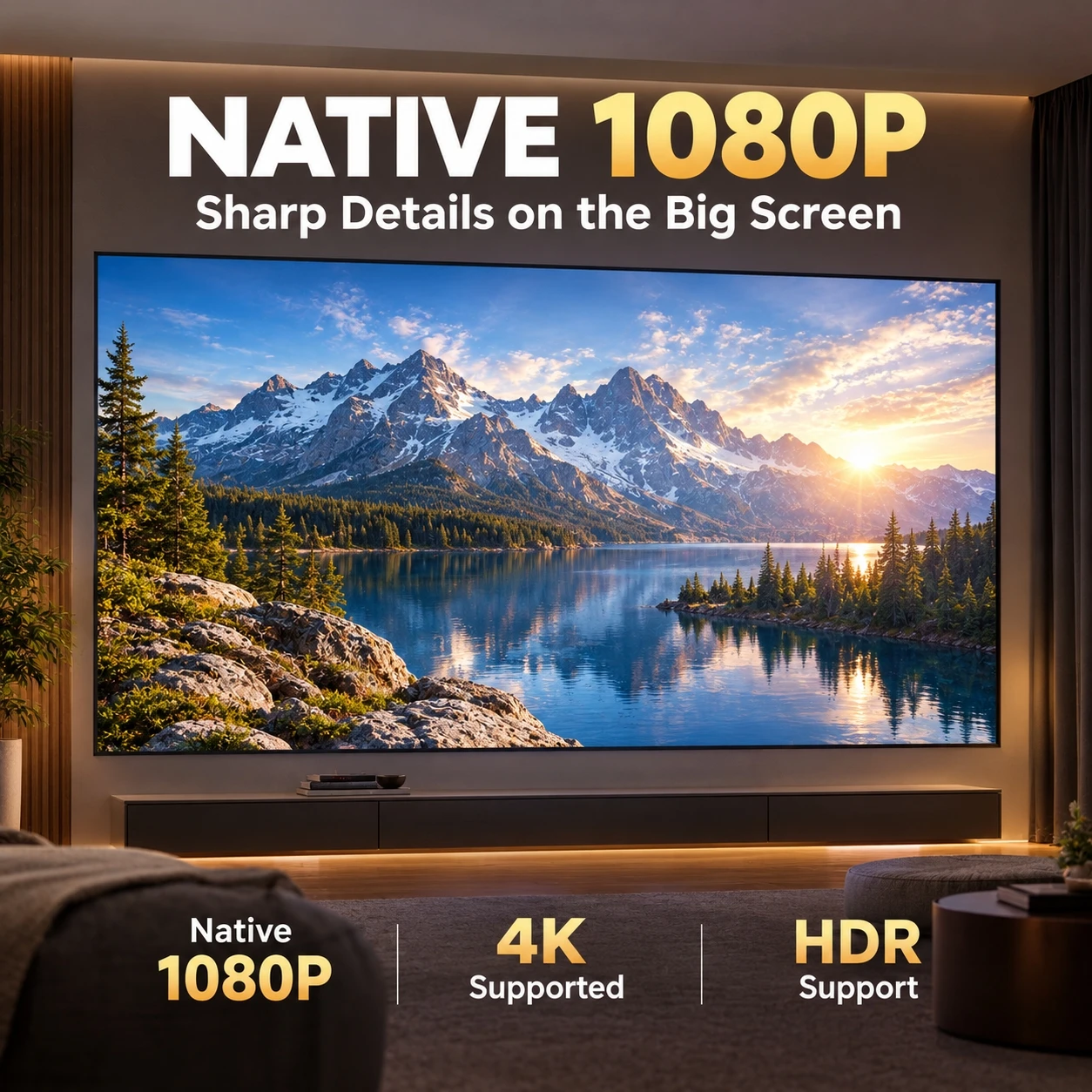 新A9S 4K 4000ANSIプロジェクター、Google - Auto Focus Keystone Correction Projector のレビューと価格